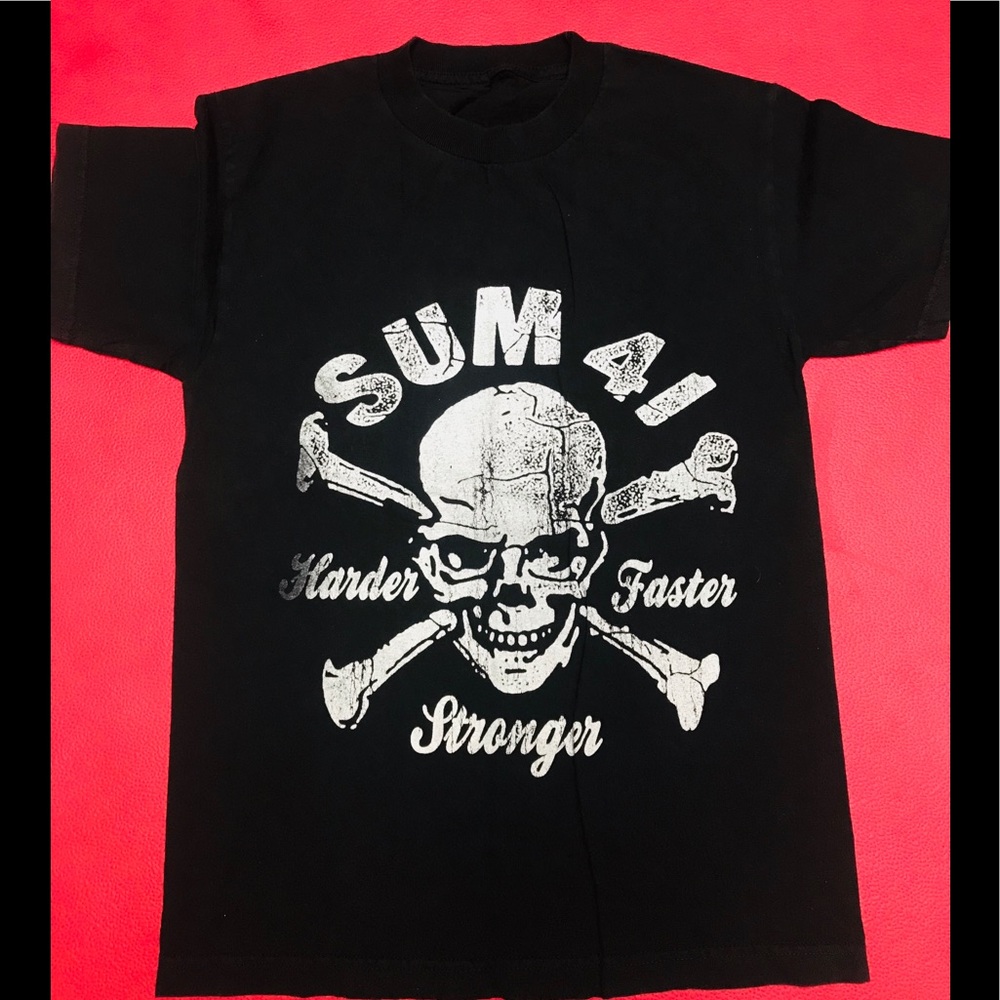 SUM 41 2013 Harder Faster Stronger Tour T Size M